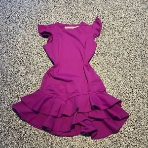 💖 NWT Susana Monaco Sleeveles Ruffle Dress Sz S